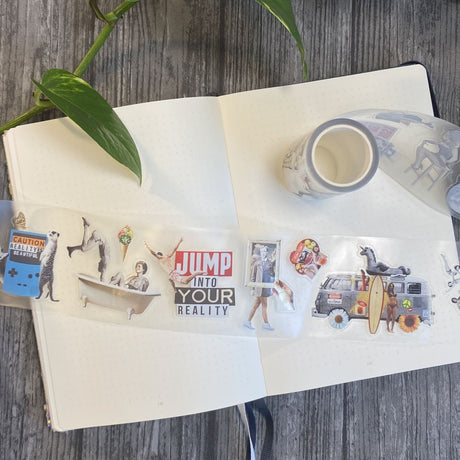 Pet Tape Pre-cut - Mic - 70 mm - Reality Remix - 1 - MIC & MIM Premium Paper Shop - Tidformera