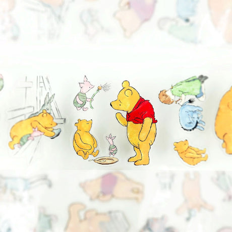 Pet Tape Pre-cut - Mic - 70 mm - Winnie the Pooh - 6 - MIC & MIM Premium Paper Shop - Tidformera