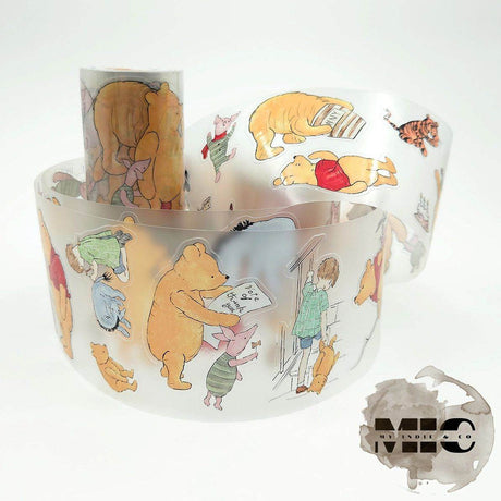 Pet Tape Pre-cut - Mic - 70 mm - Winnie the Pooh - 3 - MIC & MIM Premium Paper Shop - Tidformera