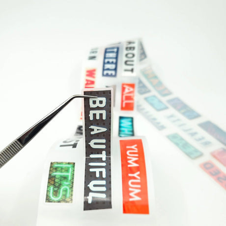 Pet Tape Pre-cut - Mic - 70 mm - Word Riot - 2 - MIC & MIM Premium Paper Shop - Tidformera