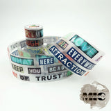 Pet Tape Pre-cut - Mic - 70 mm - Word Riot - 4 - MIC & MIM Premium Paper Shop - Tidformera