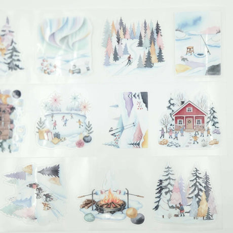 Pet Tape Pre - cut - MIC - Winter Wonder 70 mm - 7 - MIC & MIM Premium Paper Shop - Tidformera
