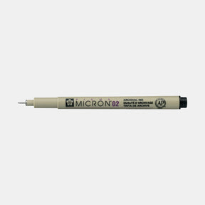 Pigma micron Fineliner Svart - 02 - 1 - Sakura - Tidformera