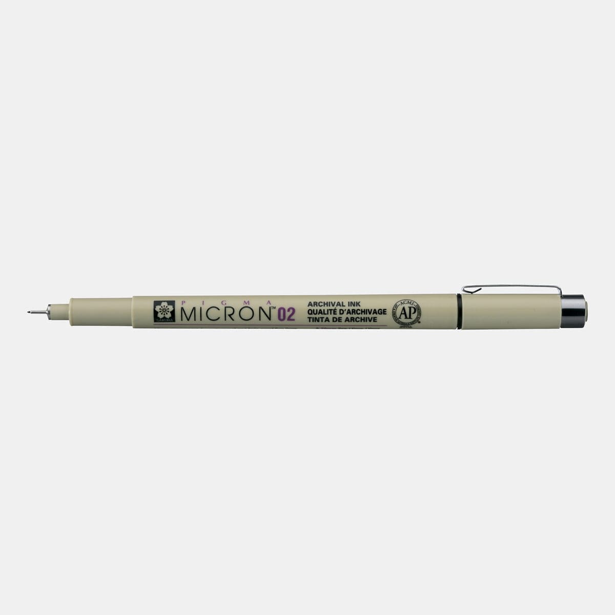 Pigma micron Fineliner Svart - 02 - 4 - Sakura - Tidformera