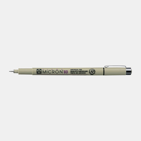 Pigma micron Fineliner Svart - 03 - 4 - Sakura - Tidformera