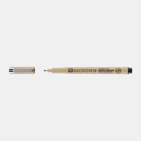 Pigma micron Fineliner Svart - 12 - 1 - Sakura - Tidformera