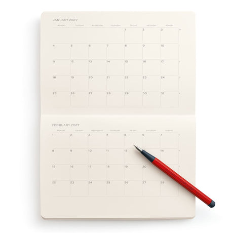 Planner Booklet 2027 - Monthly - A5 - 2 - Leuchtturm1917 - Tidformera