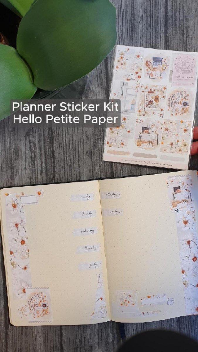 Planner Sticker Kit - At Home - 1 - Hello Petite Paper - Tidformera