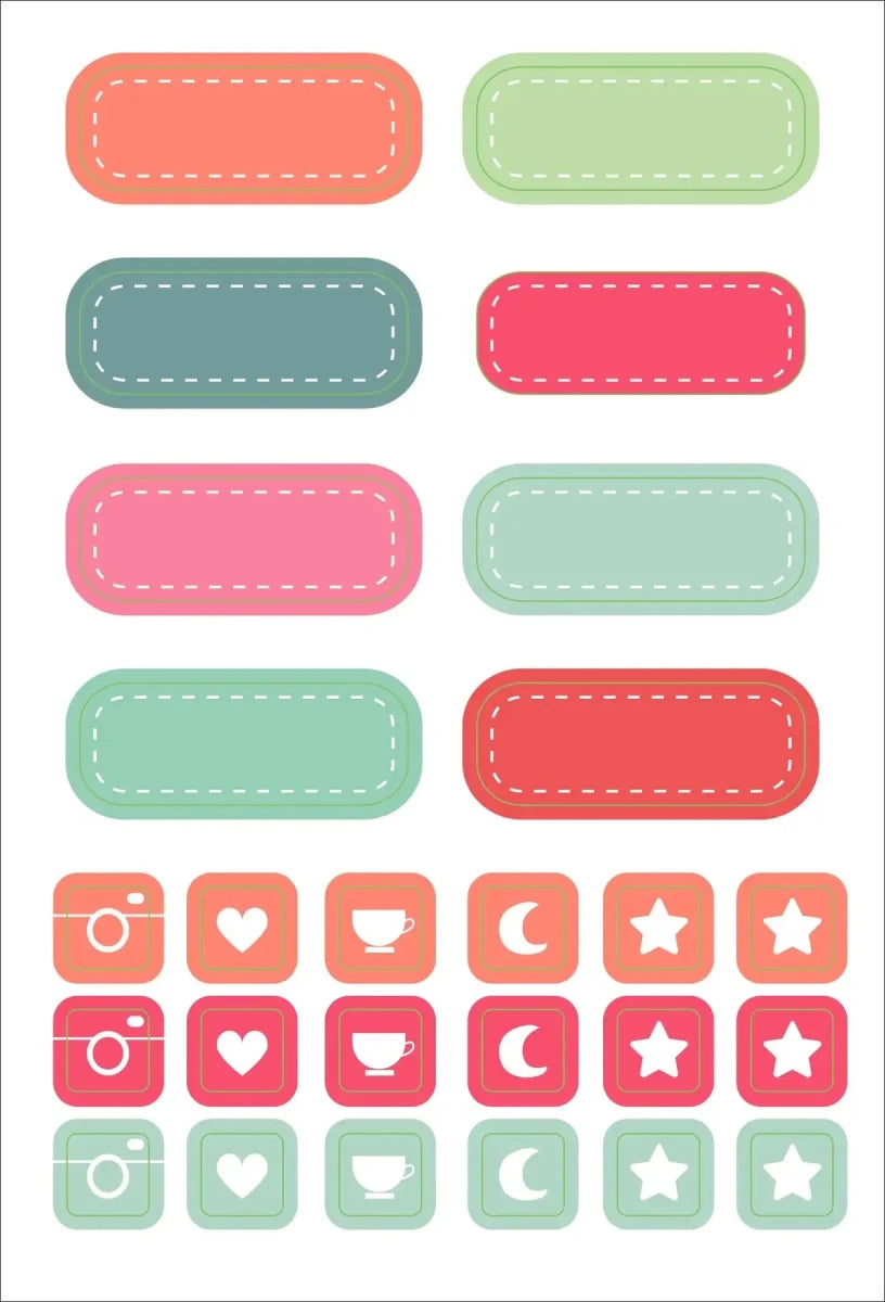 Planner stickers Kalenderstickers - Dotted Journal - 13 - Peter Pauper Press - Tidformera
