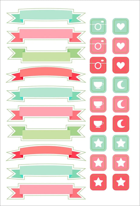 Planner stickers Kalenderstickers - Dotted Journal - 9 - Peter Pauper Press - Tidformera