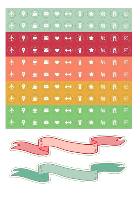 Planner stickers Kalenderstickers - Dotted Journal - 11 - Peter Pauper Press - Tidformera