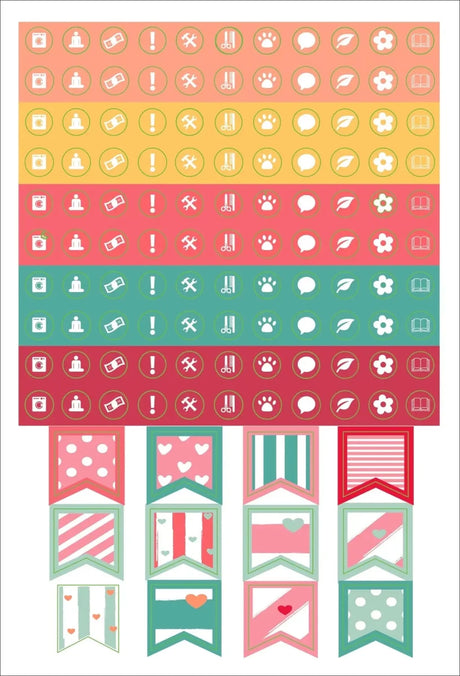 Planner stickers Kalenderstickers - Dotted Journal - 7 - Peter Pauper Press - Tidformera