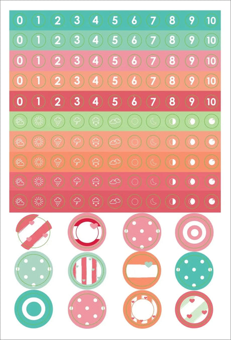 Planner stickers Kalenderstickers - Dotted Journal - 6 - Peter Pauper Press - Tidformera