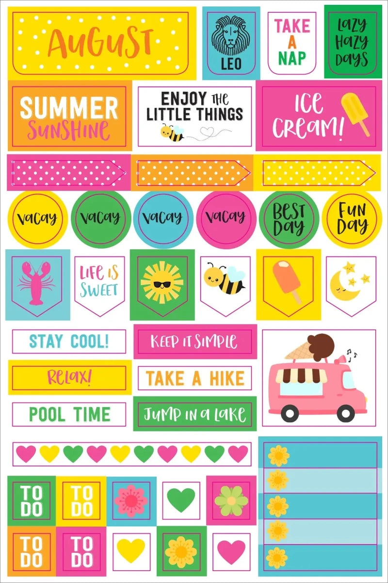 Planner stickers Kalenderstickers - Monthly - 4 - Peter Pauper Press - Tidformera