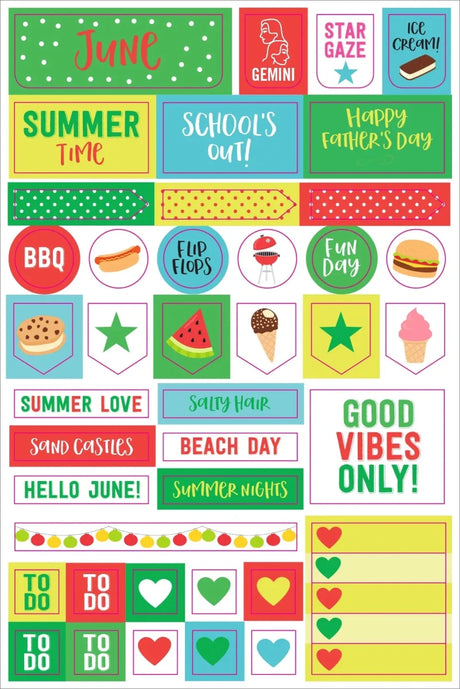 Planner stickers Kalenderstickers - Monthly - 12 - Peter Pauper Press - Tidformera