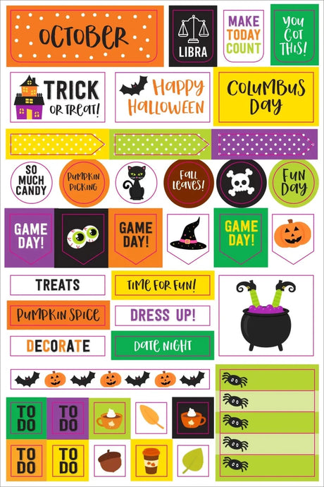 Planner stickers Kalenderstickers - Monthly - 8 - Peter Pauper Press - Tidformera