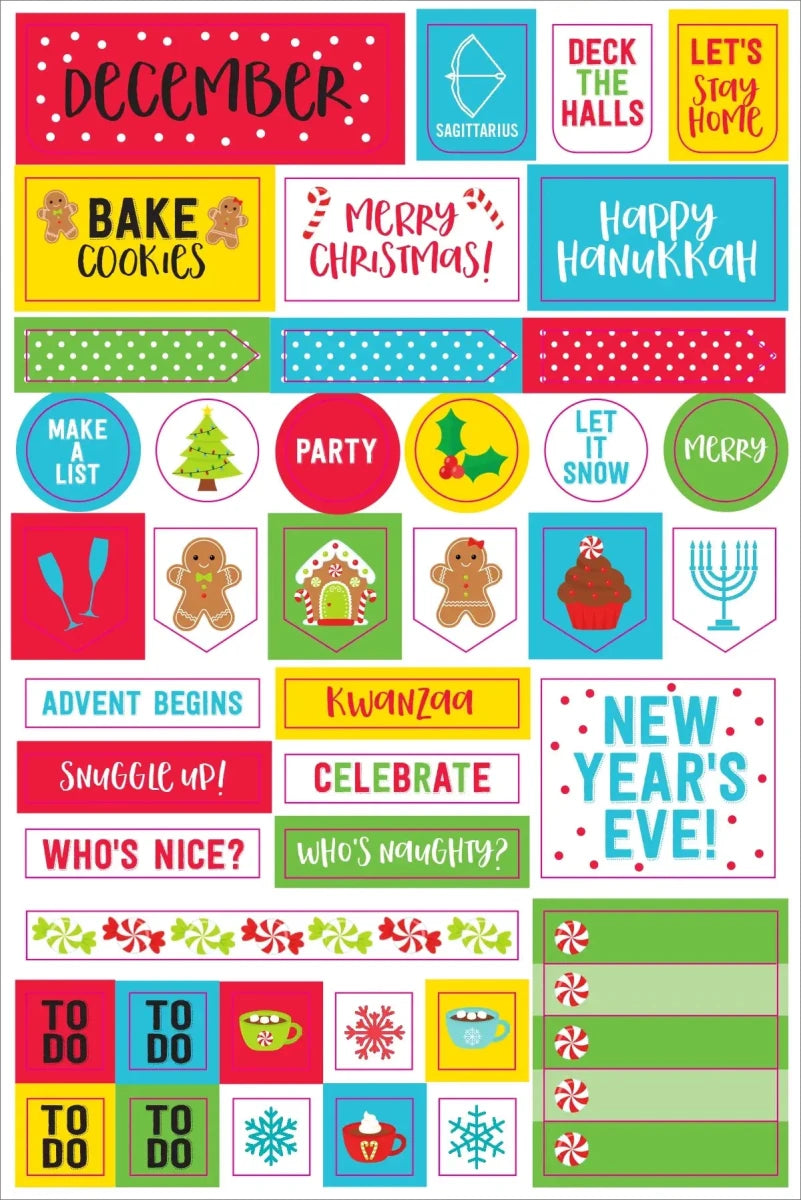 Planner stickers Kalenderstickers - Monthly - 5 - Peter Pauper Press - Tidformera
