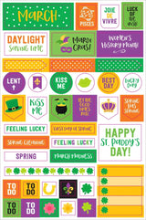 Planner stickers Kalenderstickers - Monthly - 10 - Peter Pauper Press - Tidformera