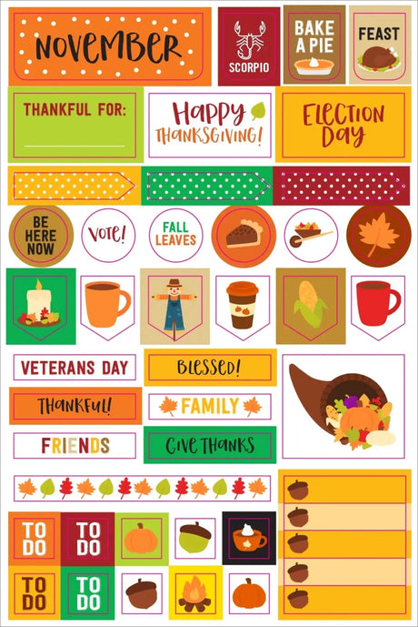Planner stickers Kalenderstickers - Monthly - 9 - Peter Pauper Press - Tidformera