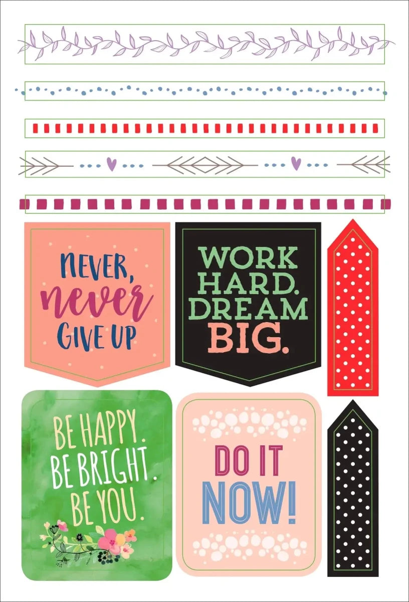 Planner stickers Kalenderstickers - She believed she could - 4 - Peter Pauper Press - Tidformera