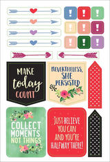 Planner stickers Kalenderstickers - She believed she could - 7 - Peter Pauper Press - Tidformera
