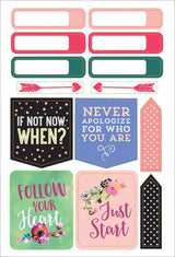 Planner stickers Kalenderstickers - She believed she could - 8 - Peter Pauper Press - Tidformera