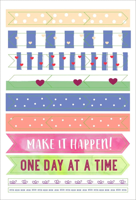Planner stickers Kalenderstickers - She believed she could - 6 - Peter Pauper Press - Tidformera