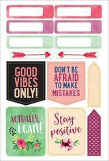 Planner stickers Kalenderstickers - She believed she could - 9 - Peter Pauper Press - Tidformera
