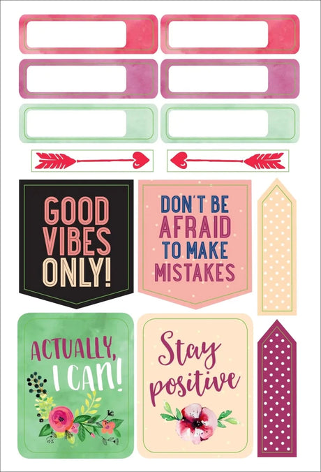 Planner stickers Kalenderstickers - She believed she could - 9 - Peter Pauper Press - Tidformera