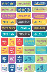 Planner stickers Kalenderstickers - Teacher - 8 - Peter Pauper Press - Tidformera