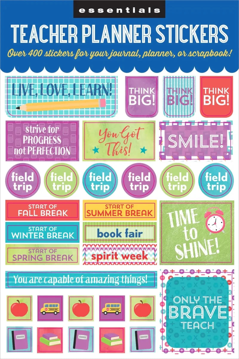 Planner stickers Kalenderstickers - Teacher - 2 - Peter Pauper Press - Tidformera