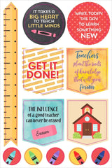 Planner stickers Kalenderstickers - Teacher - 3 - Peter Pauper Press - Tidformera