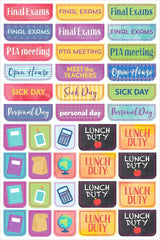 Planner stickers Kalenderstickers - Teacher - 9 - Peter Pauper Press - Tidformera