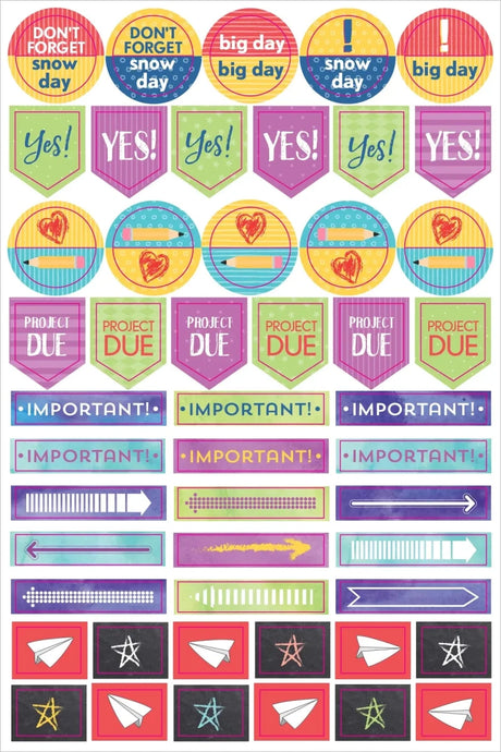 Planner stickers Kalenderstickers - Teacher - 12 - Peter Pauper Press - Tidformera