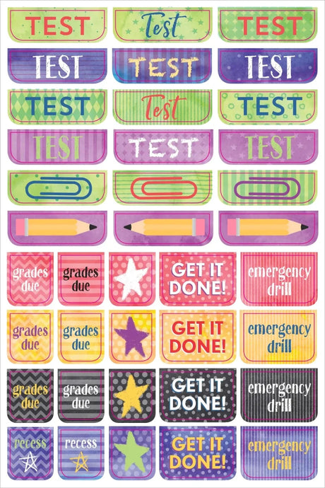 Planner stickers Kalenderstickers - Teacher - 10 - Peter Pauper Press - Tidformera