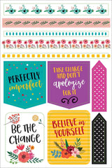 Planner stickers Kalenderstickers - Wake up. Kick ass, repeat - 6 - Peter Pauper Press - Tidformera