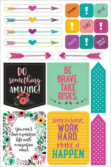 Planner stickers Kalenderstickers - Wake up. Kick ass, repeat - 3 - Peter Pauper Press - Tidformera