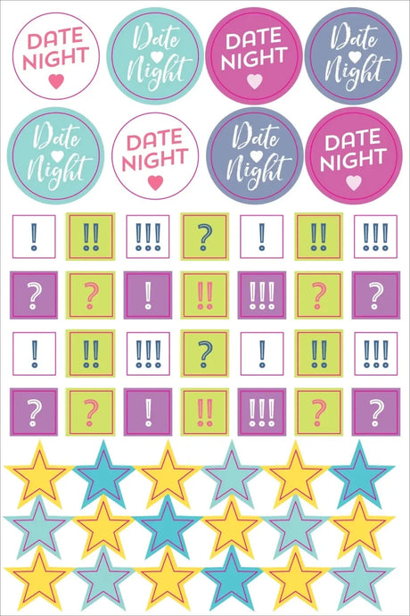Planner stickers Kalenderstickers - Weekly planner - 3 - Peter Pauper Press - Tidformera