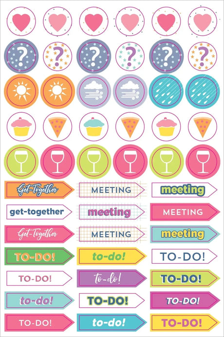 Planner stickers Kalenderstickers - Weekly planner - 7 - Peter Pauper Press - Tidformera
