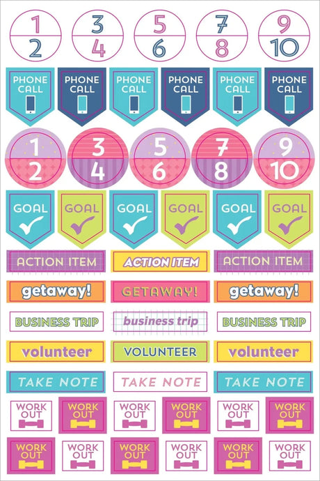 Planner stickers Kalenderstickers - Weekly planner - 11 - Peter Pauper Press - Tidformera