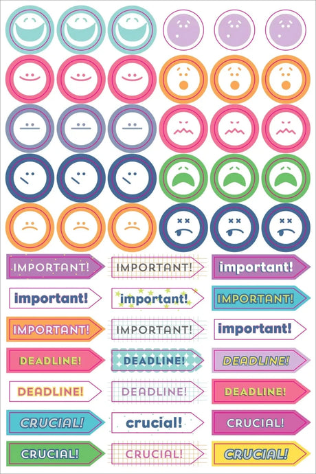 Planner stickers Kalenderstickers - Weekly planner - 5 - Peter Pauper Press - Tidformera