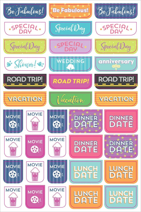 Planner stickers Kalenderstickers - Weekly planner - 8 - Peter Pauper Press - Tidformera
