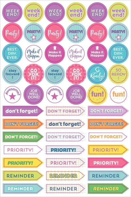 Planner stickers Kalenderstickers - Weekly planner - 6 - Peter Pauper Press - Tidformera