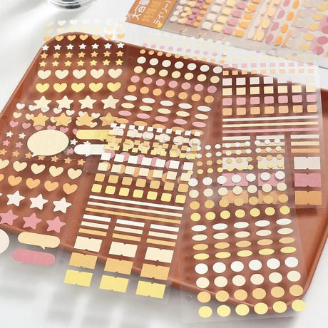 Planner Stickers Sheet - Daily Palette - Citrus - 4 - BGM - Tidformera