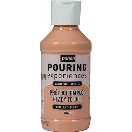 Pouringfärg Pebeo Experiences - 118 ml Glossy - Portrait Pink - 1 - Pebeo - Tidformera