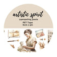 Pre cut Pet Tape - Penpaling Paula - Artistic Spirit - 1 - Penpaling Paula - Tidformera
