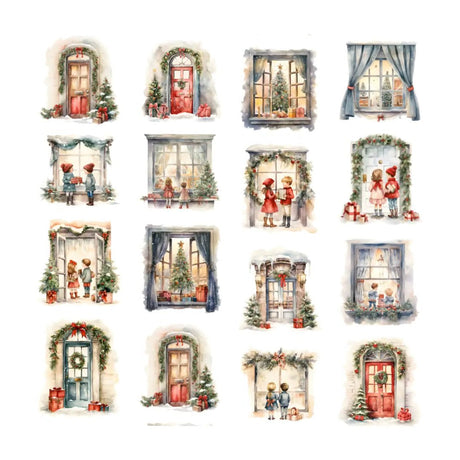 Pre cut Pet Tape - Penpaling Paula - Christmas Windows - 2 - Penpaling Paula - Tidformera