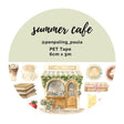 Pre cut Pet Tape - Penpaling Paula - Summer Cafe - 1 - Penpaling Paula - Tidformera