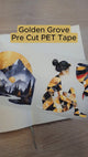 Pet Tape Pre-cut - MIC - Golden Grove 3D Silver Foiled 70 mm