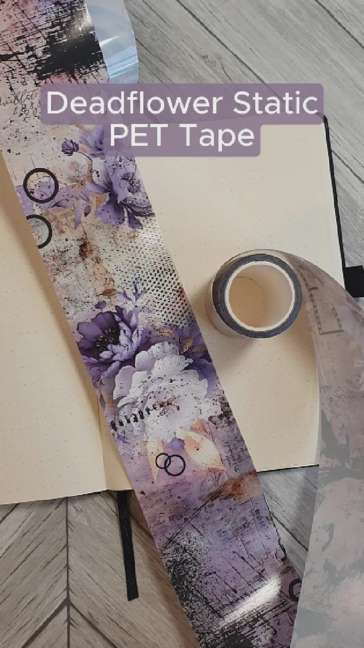 Pet Tape - MIC - Deadflower Static Glossy & Embossed 70 mm